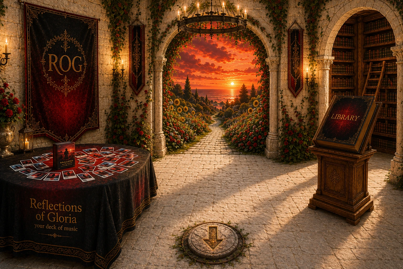 Inside Gloria Castle